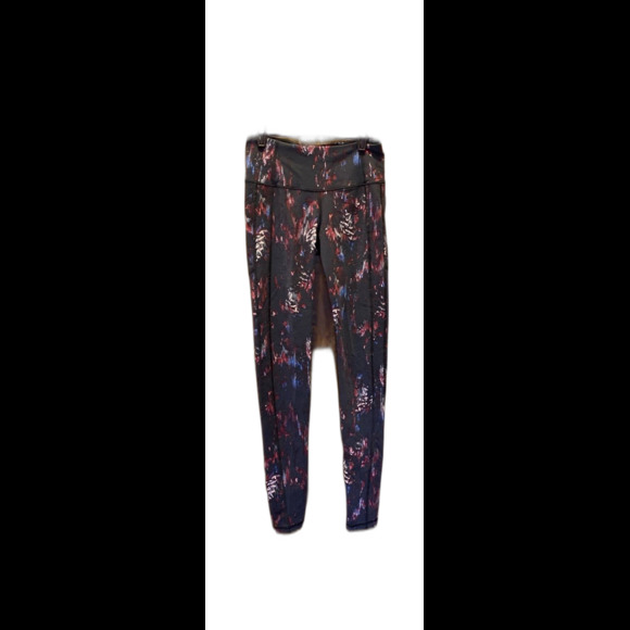 Knockout by Victoria Secret Sport Leggings Sz Small Black Purple Pink Pockets - Picture 1 of 10